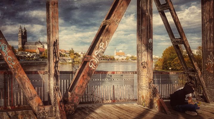 - Von der Sonne beschienen -