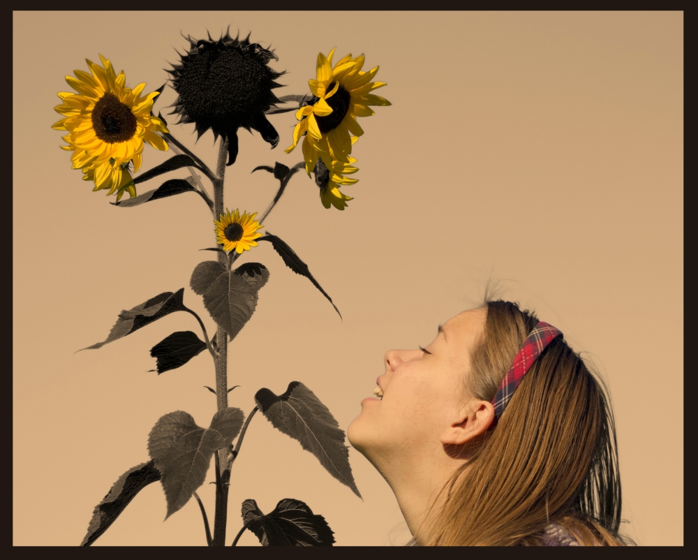 von der sonne verwöhnt