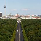 Von der Spitze der Siegessäule in Berlin