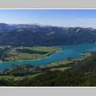 Von der Vormauer (1450m) auf den Wolfgangsee