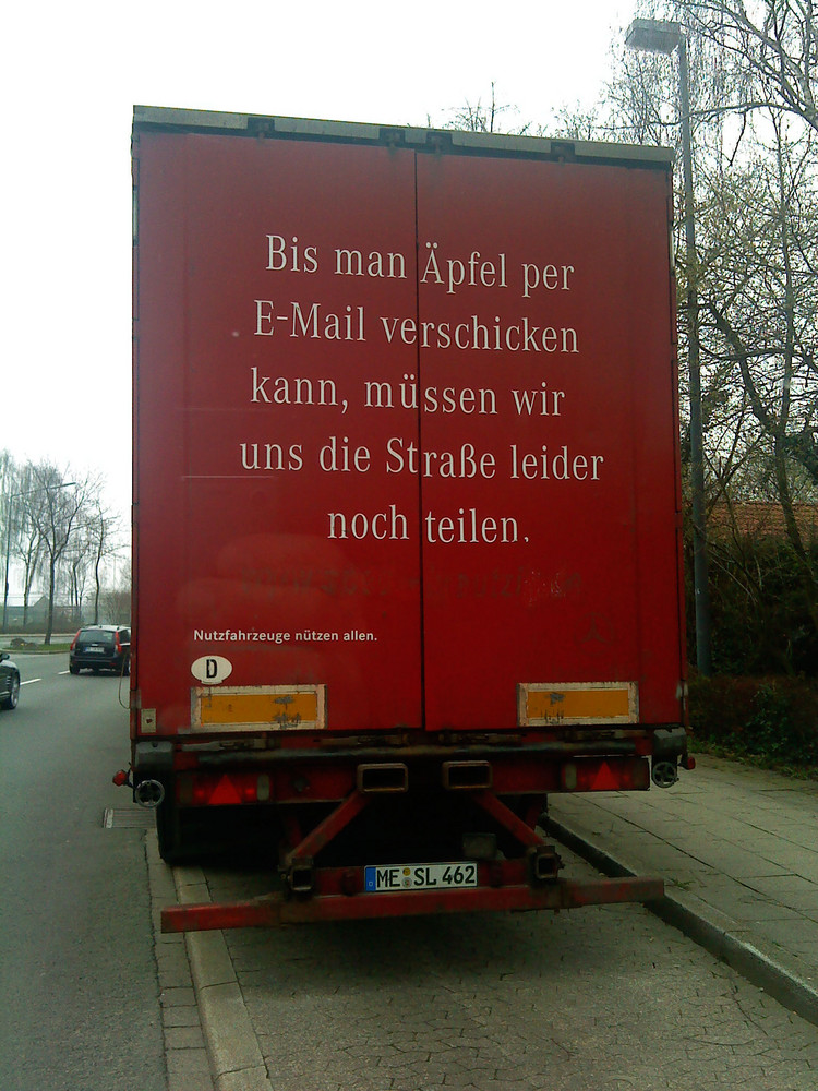 Von E mail und Äpfeln