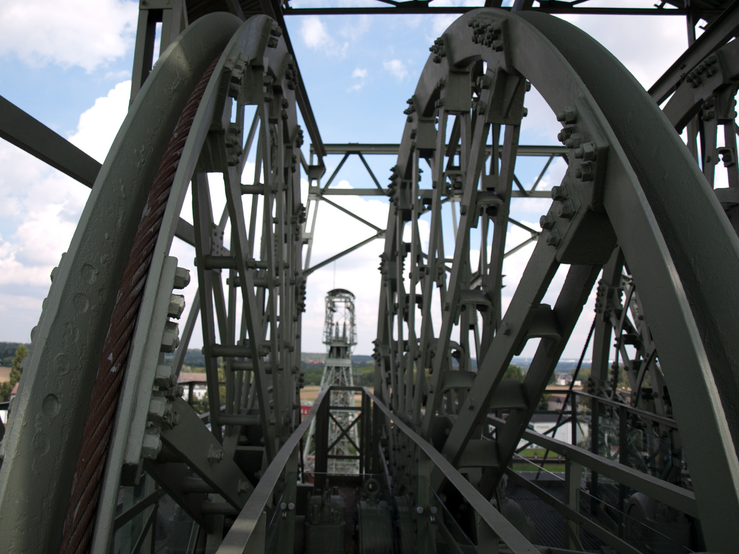 von Förderturm zu Förderturm Zeche Zollern