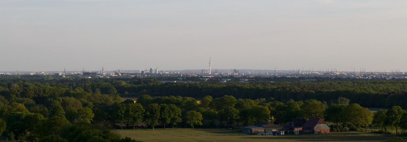 von Hamburgs Norden einen Blick in den Süden machen