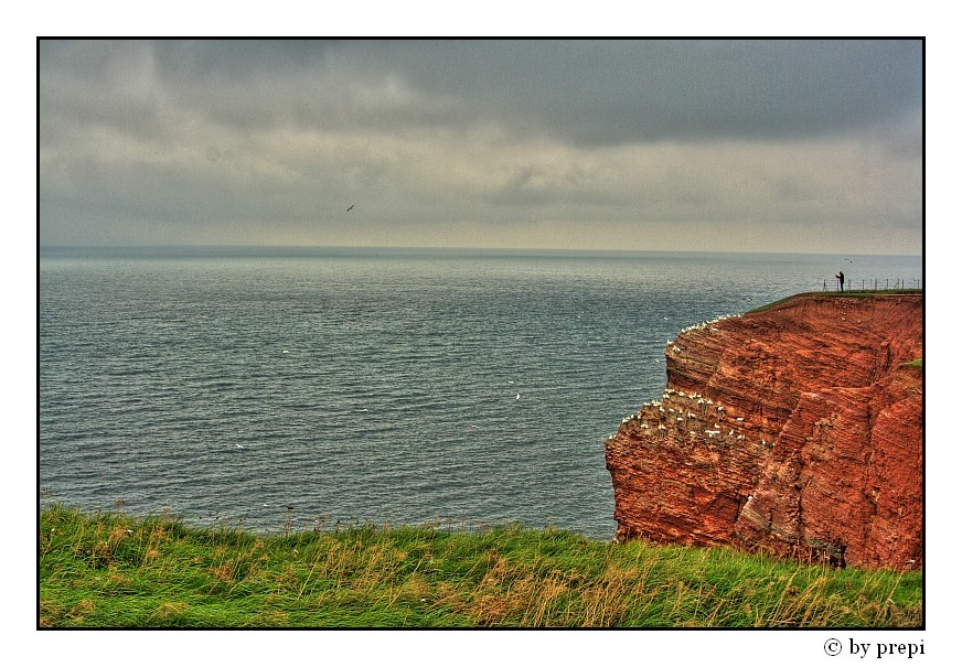 Von Helgoland auf die Nordsee