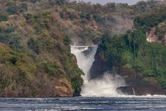 von hier aus nicht so spektakulär: die murchison falls