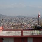 Von KIRTIPUR hat man einen schönen Blick man auf das Kathmandu-Tal 