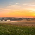 von leichtem Nebel umhüllt