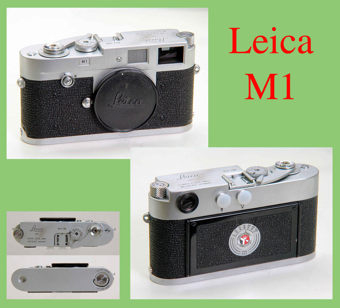 Von LEITZ: Die Leica M1