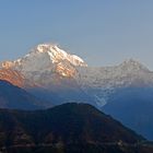 Von links Annapurna South (7219 m) und Hiun Chuli (6441 m)