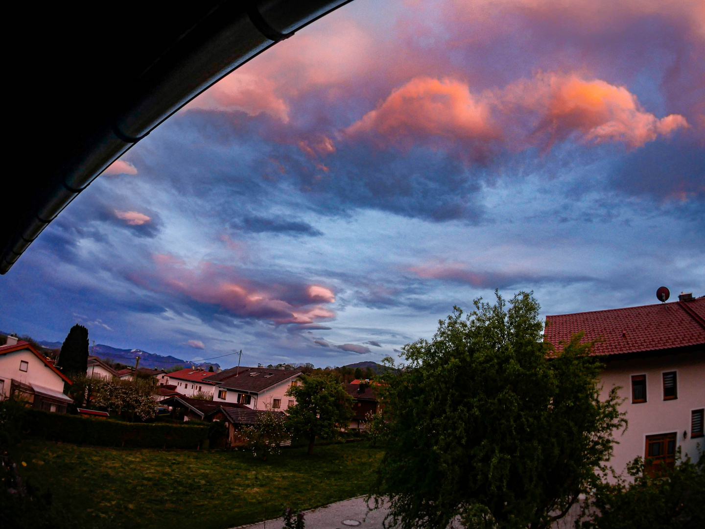 von meinem Balkon aus