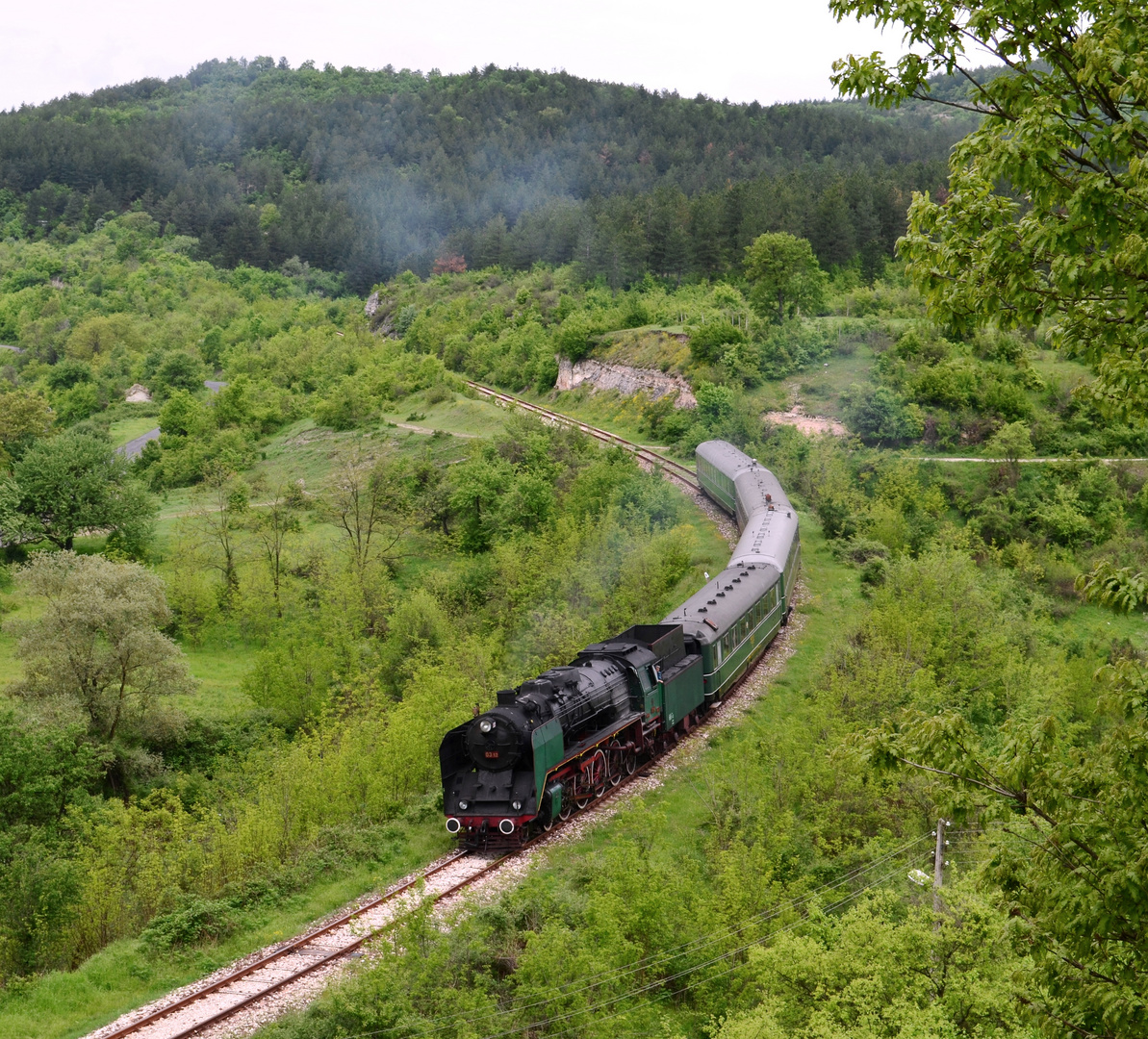 Von Most hinab nach Perperek (BDZ)