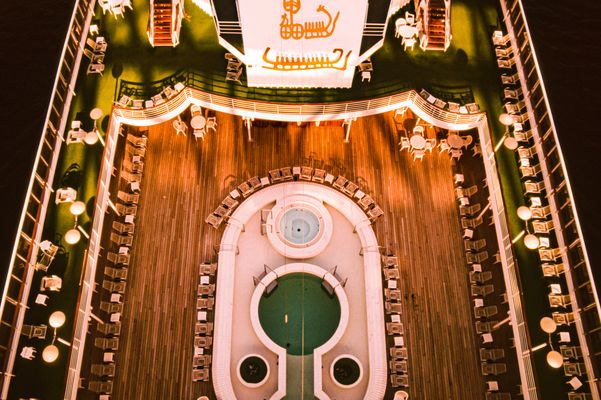 Von oben hinab sehen