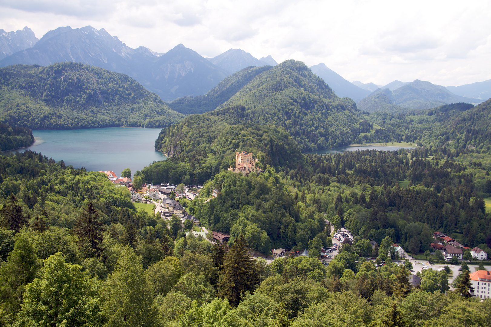 von oben nach unten