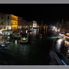 Von Rialto Brücke Nachtpanorama