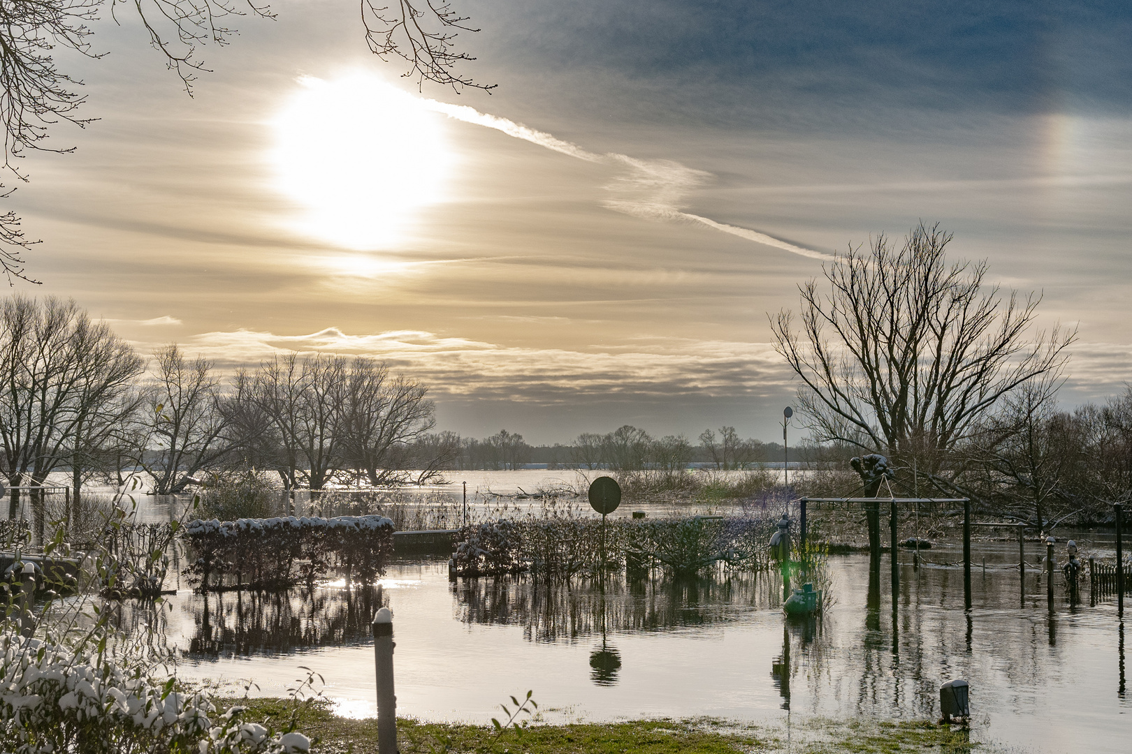 Von Tesperhude nach Lauenburg / Elbehochwasser