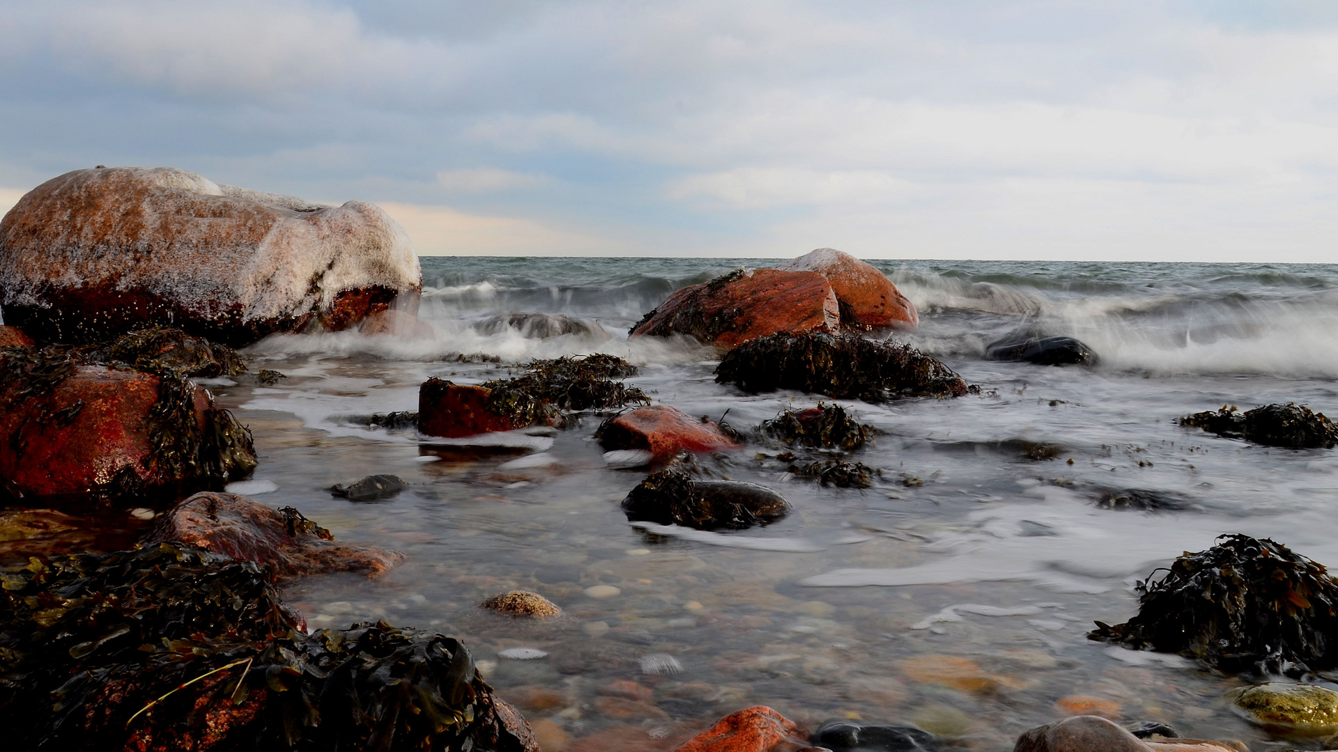 Von Wasser umhüllt