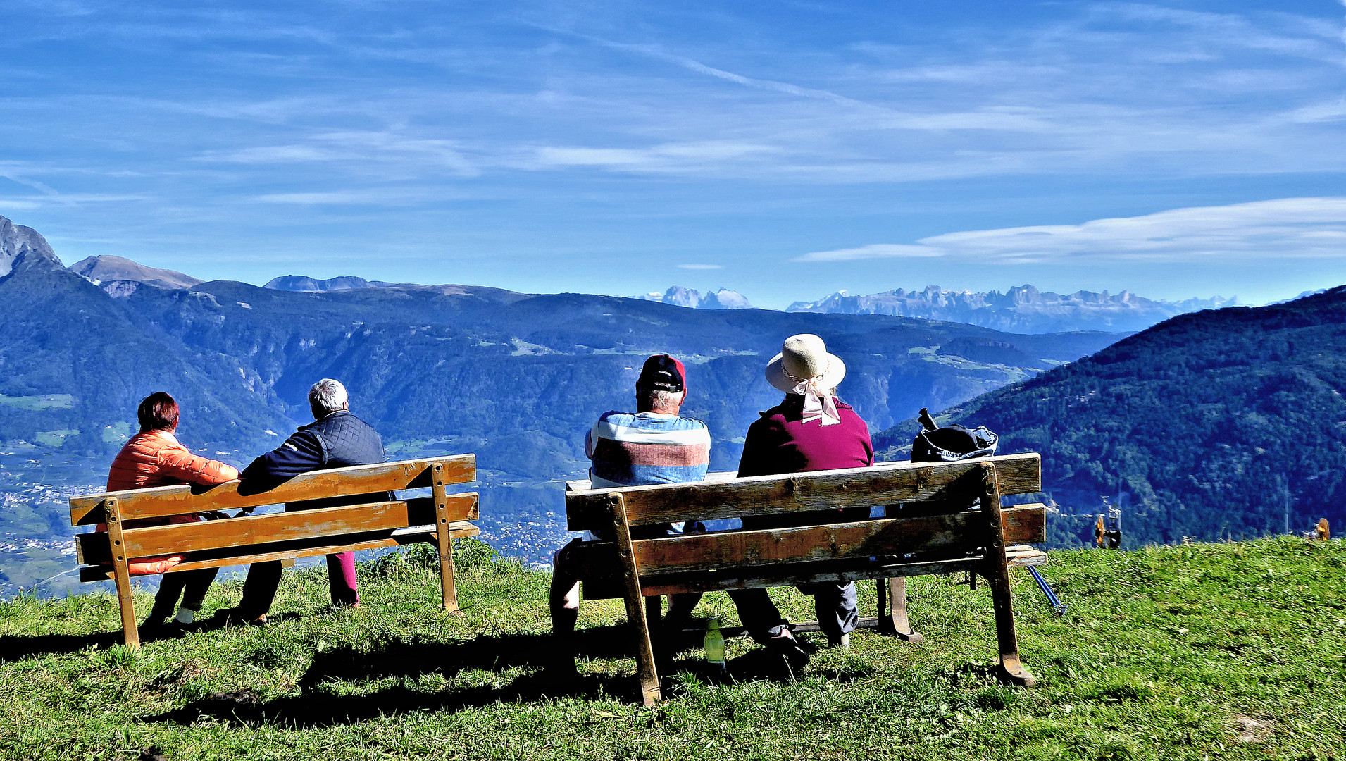 Von weit hinten grüssen die Dolomiten