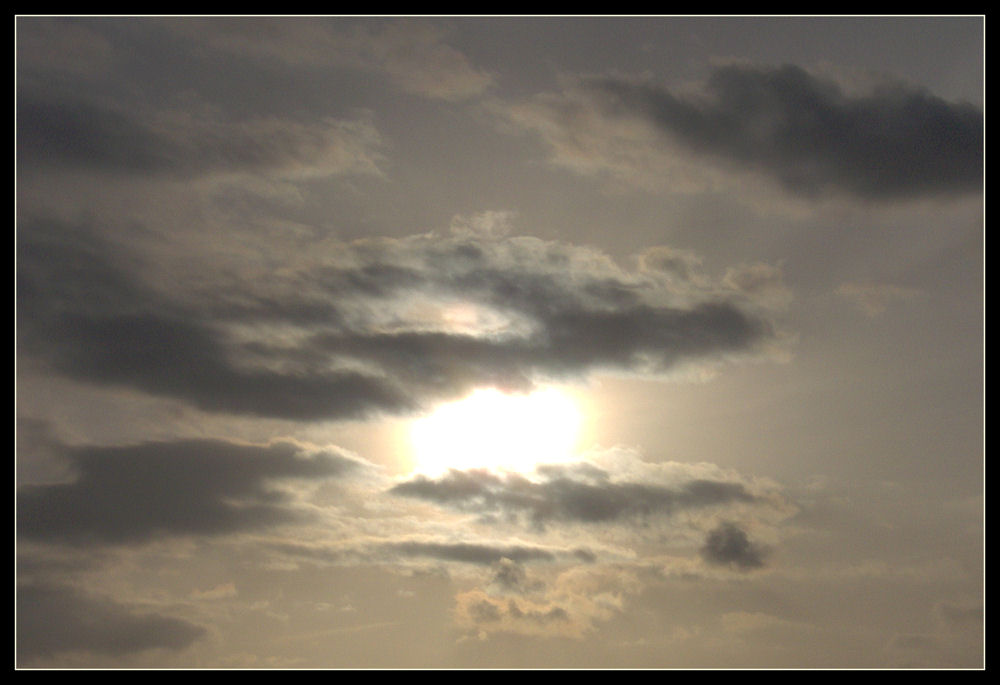 Von Wolken verdrängt