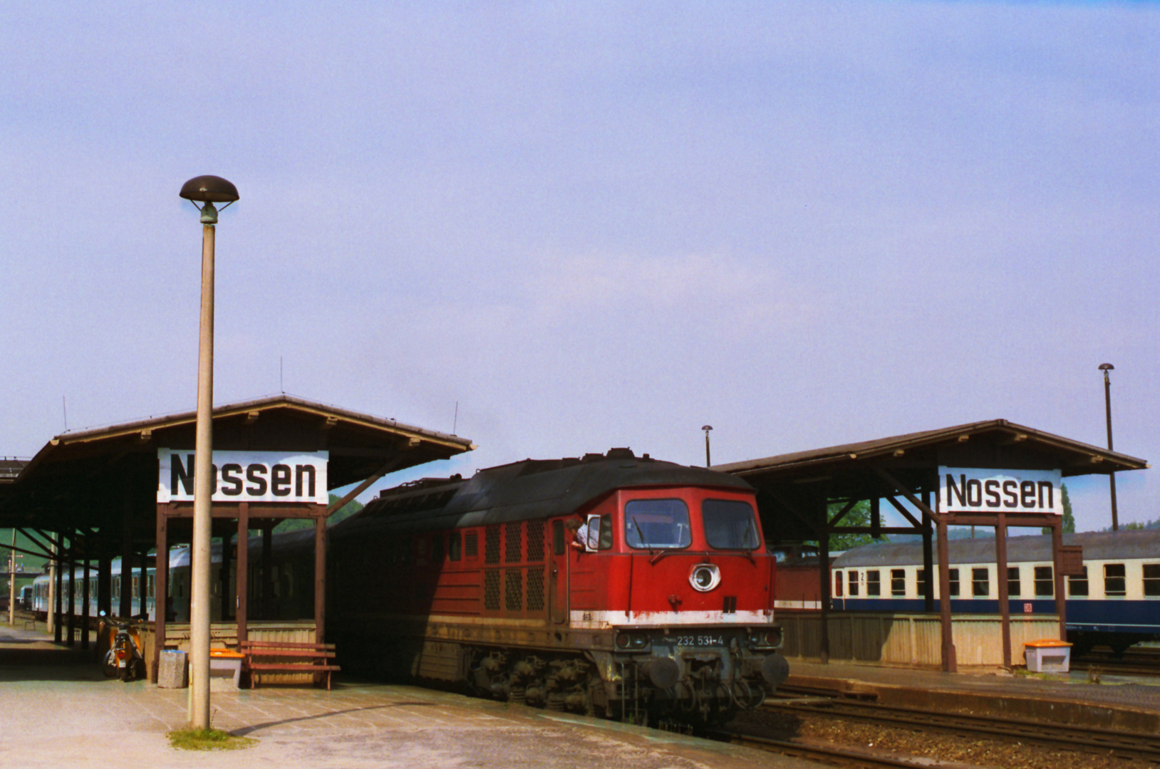 Vor 19 Jahren im Bahnhof Nossen