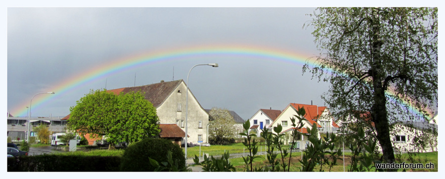 Vor 5 Minuten vor meinem Fenster...