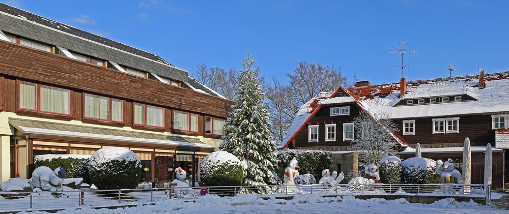 Vor 5 Tagen war noch Winter auf der Bastei in der Sächsischen Schweiz...