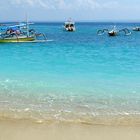 ...vor Anker auf Nusa Lembongan...