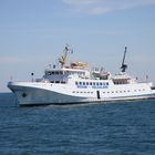 Vor Anker auf Reede Helgoland.