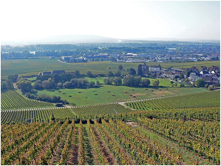 Vor dem Abstieg ein weiter Blick ins Tal