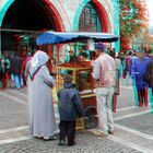 Vor dem ägyptischen Basar in Istanbul