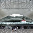 Vor dem Bahnhof Gare Guillemins Lüttich