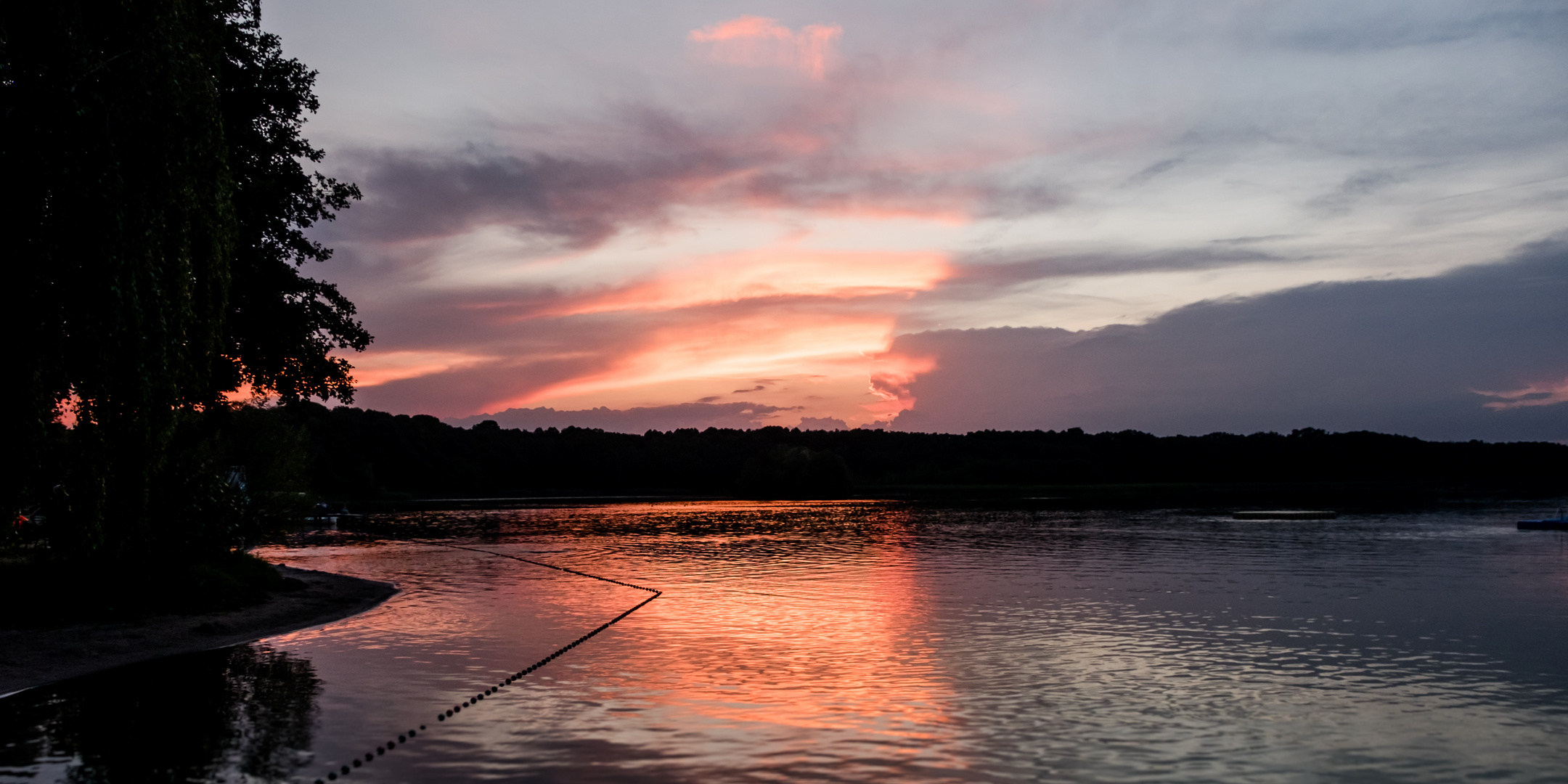 vor dem Blutmond (Kallinchen am Motzener See)