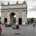 Vor dem Brandenburger Tor...