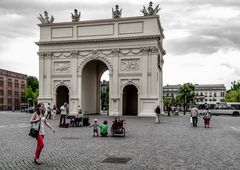 Vor dem Brandenburger Tor...