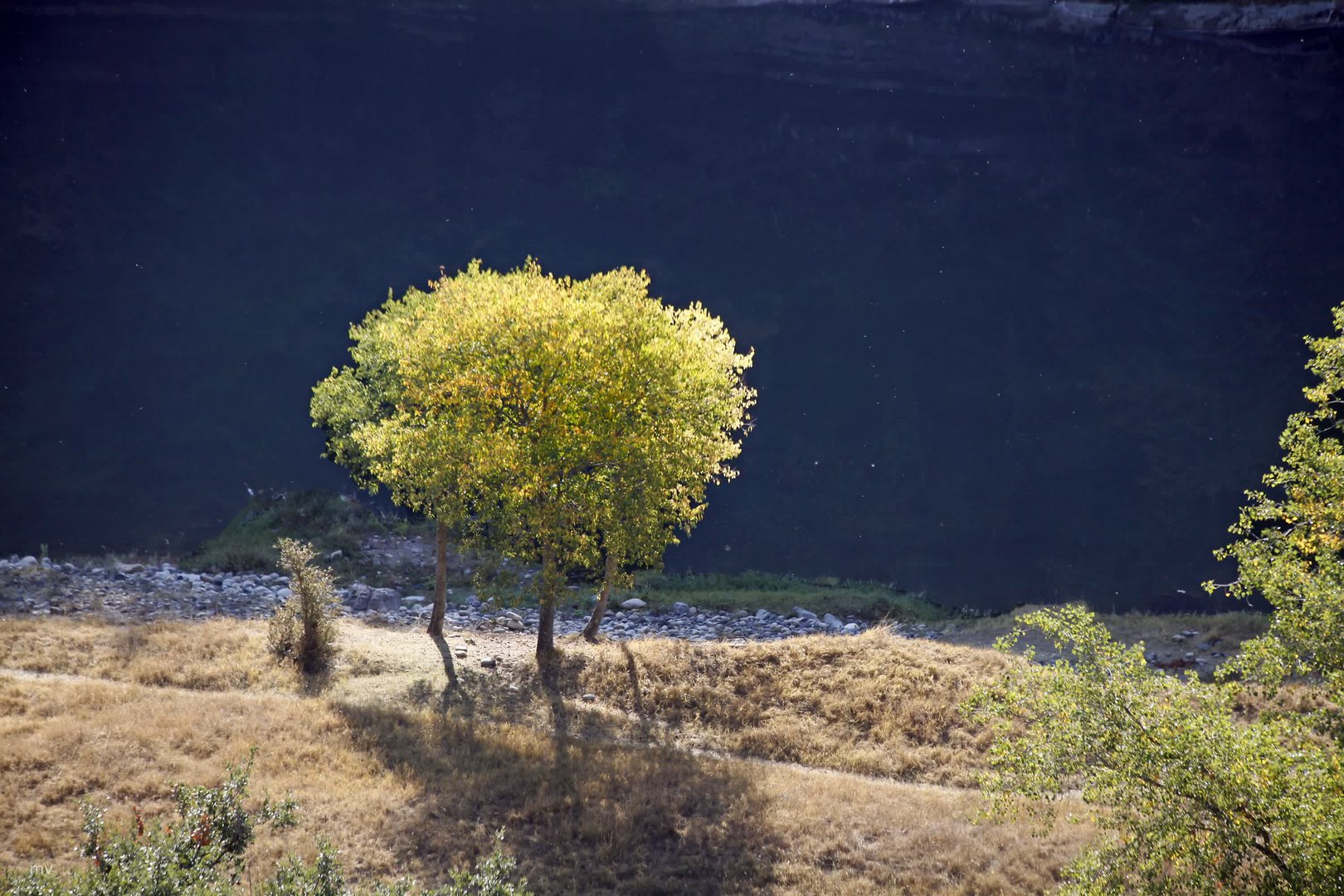 vor dem Dunkel der Ardèche