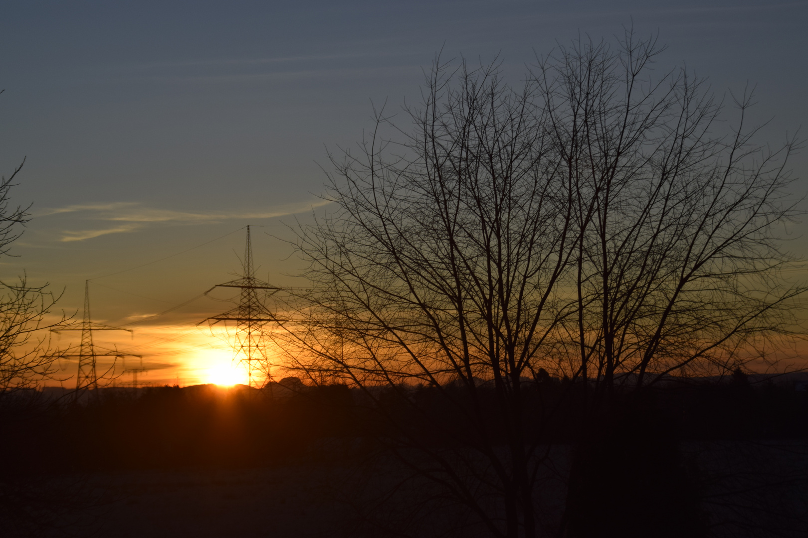 vor dem Fenster