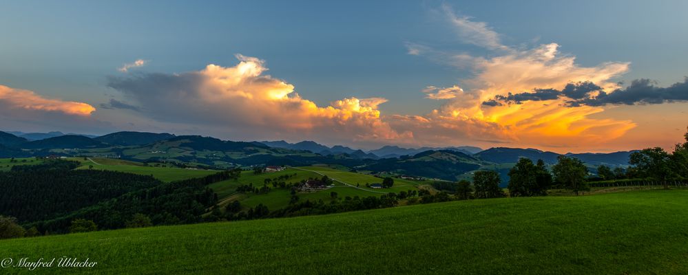 Vor dem Gewitter ...