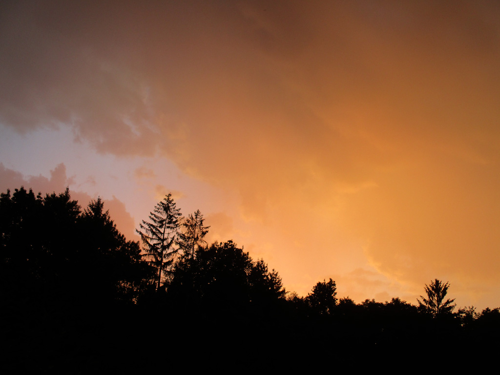  Vor dem Gewitter am 7. Juli 