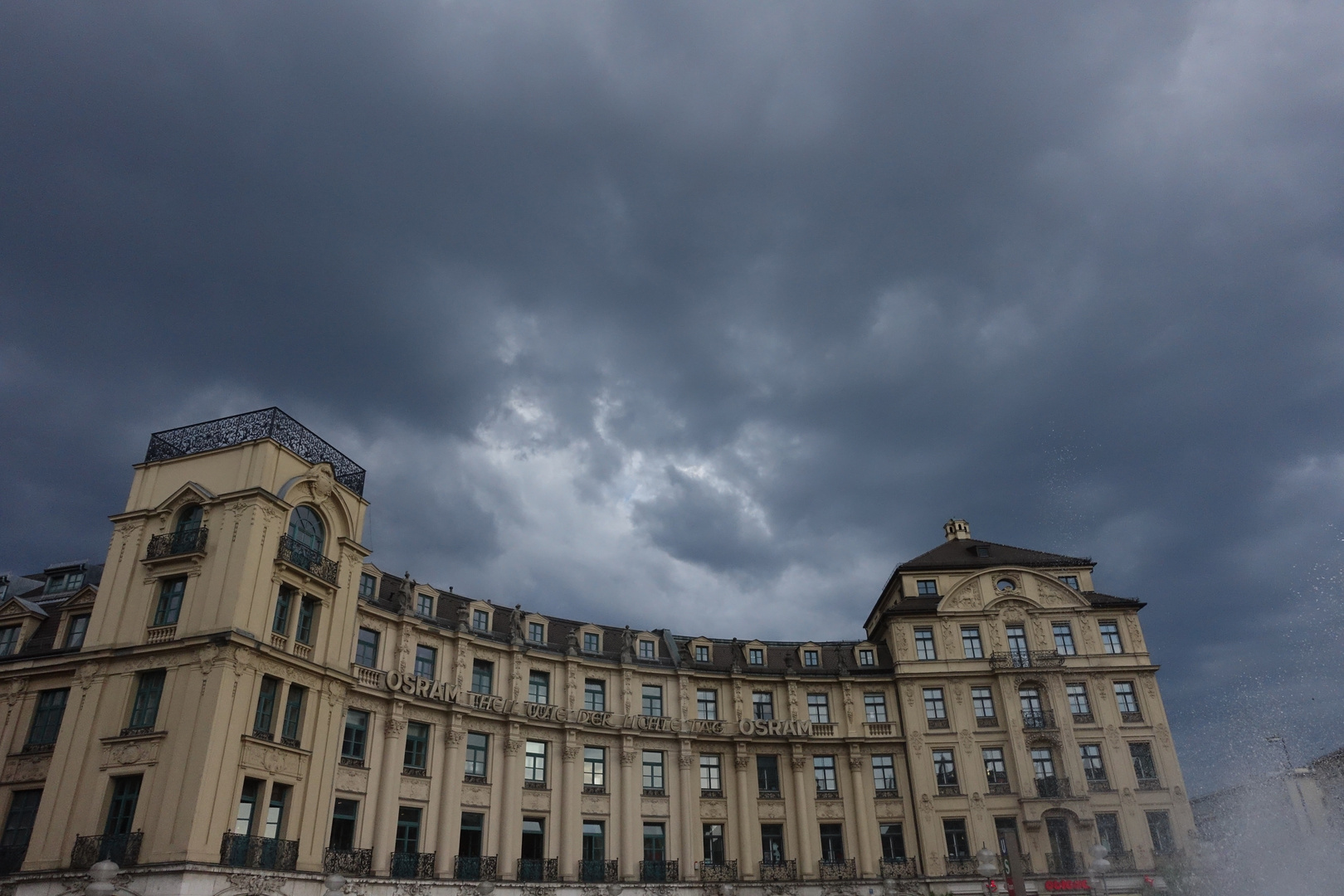 vor dem Gewitter