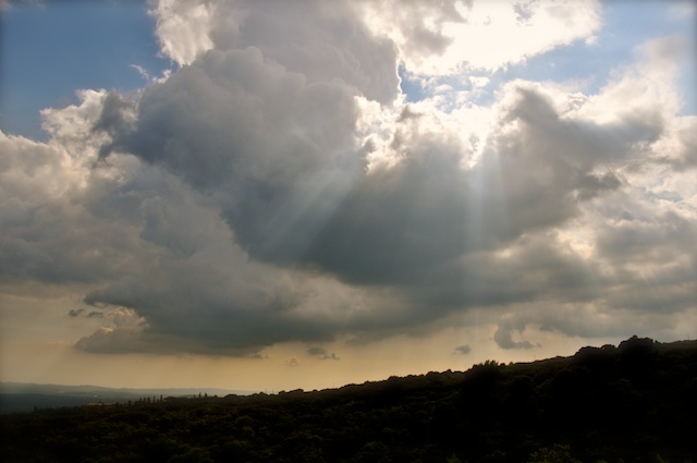 vor dem Gewitter, Provence