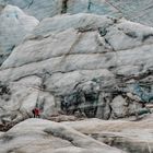 Vor dem Gletscher ...