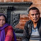 Vor dem Kumari Bahal Durbar Square