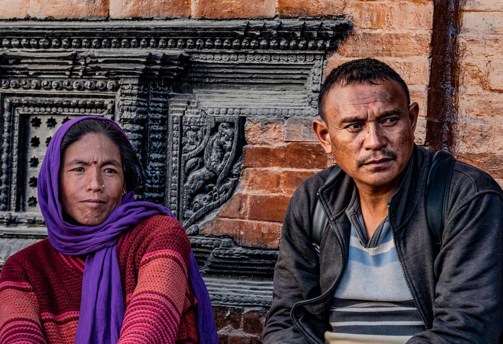 Vor dem Kumari Bahal Durbar Square