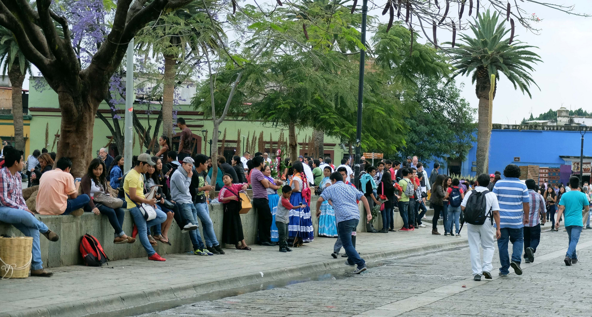 Vor dem Mezcalfest in Oaxaca