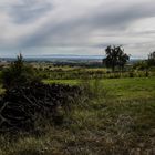 Vor dem nördlichen schwarzwald eine Wolkenbank