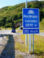 Vor dem Nordkapptunnel