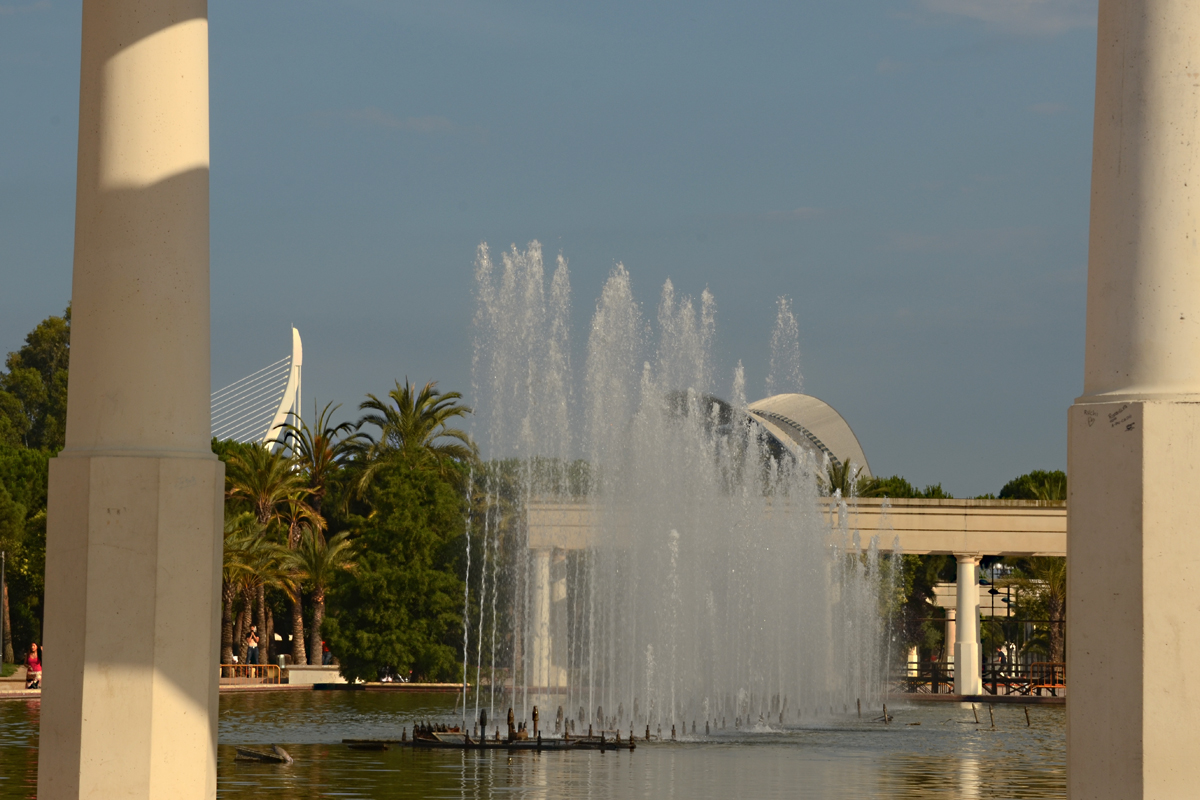 vor dem "Palau de la Mùsica"