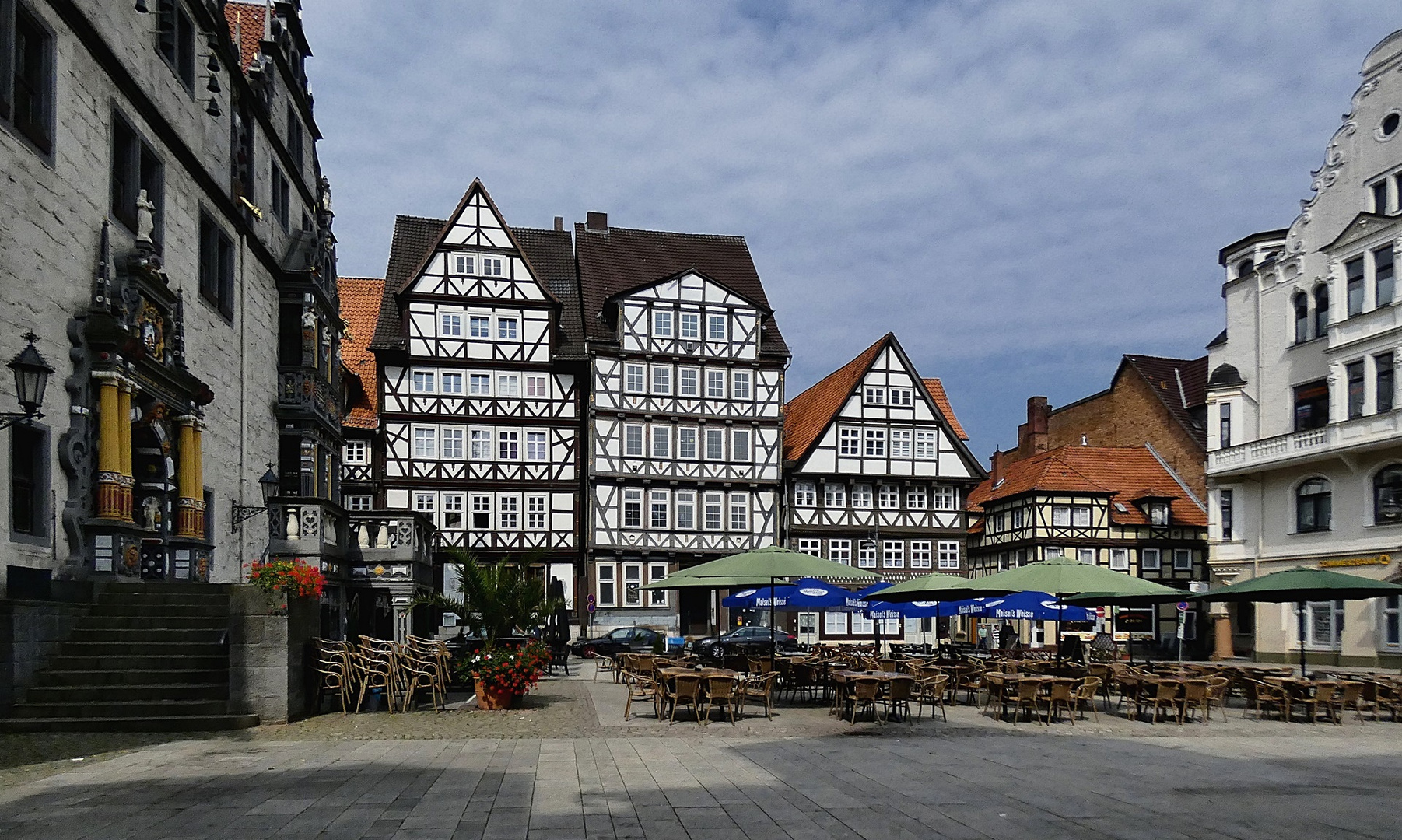 Vor dem Rathaus in Hann.Münden