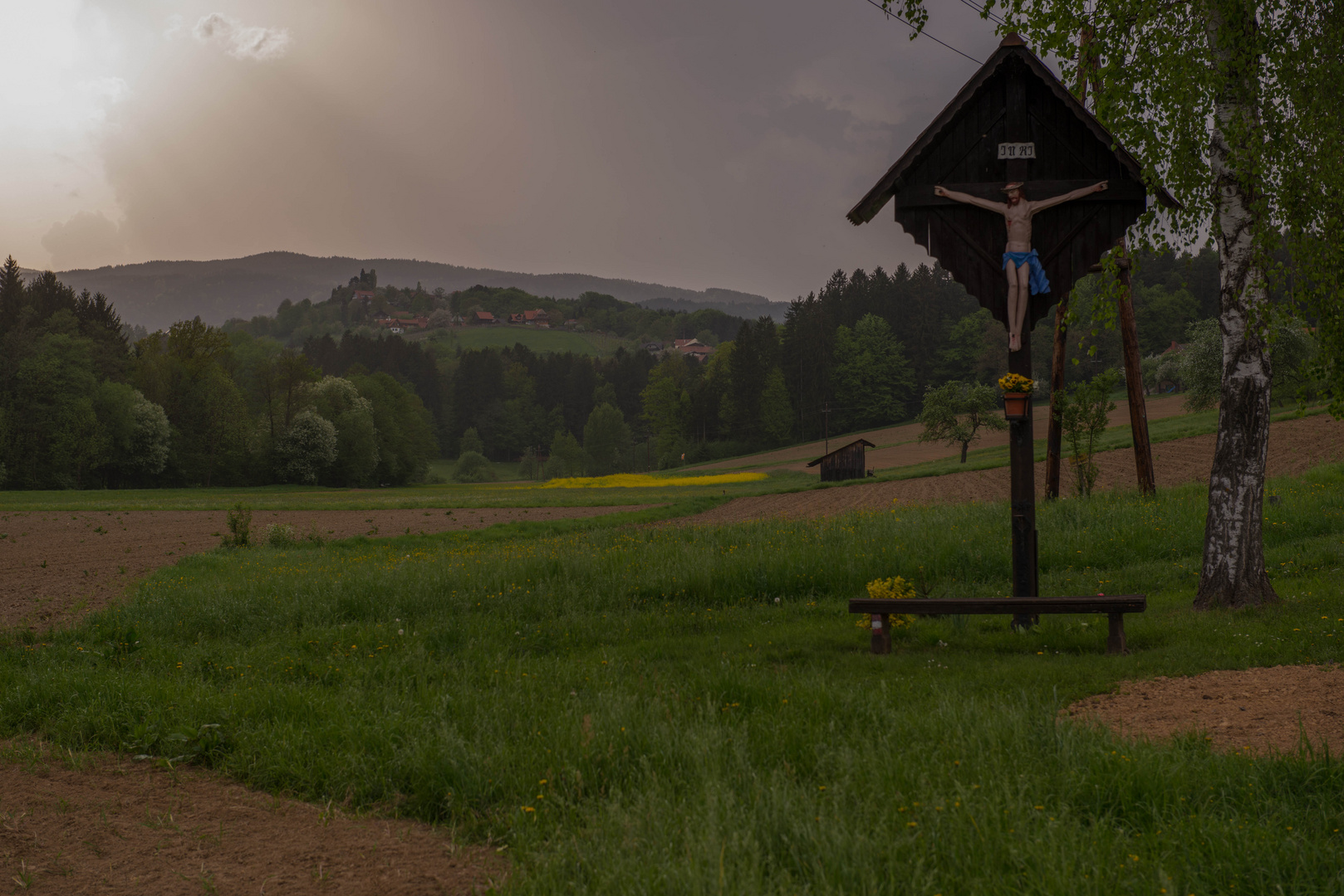 vor dem Regen