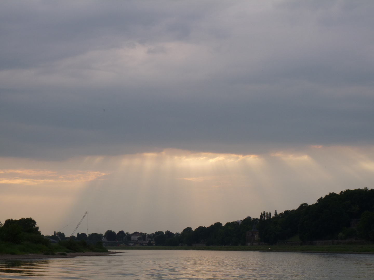 vor dem Regen