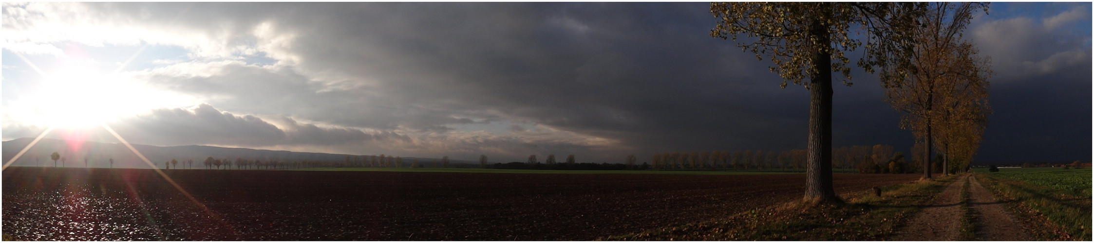 vor dem Regen